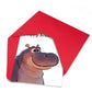 Carduria - Illustrated Hippo Birthday Card