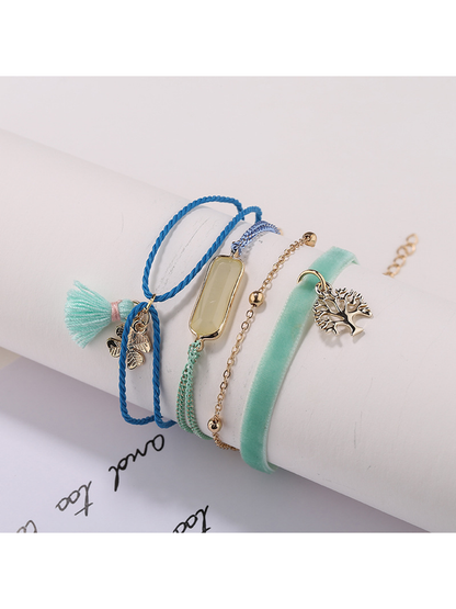 Lovra - Bohemian Tree Tassel Beaded Bracelet