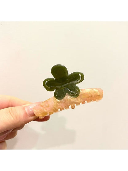 Beau - Sweet Flower Shape Bar Claw Clip
