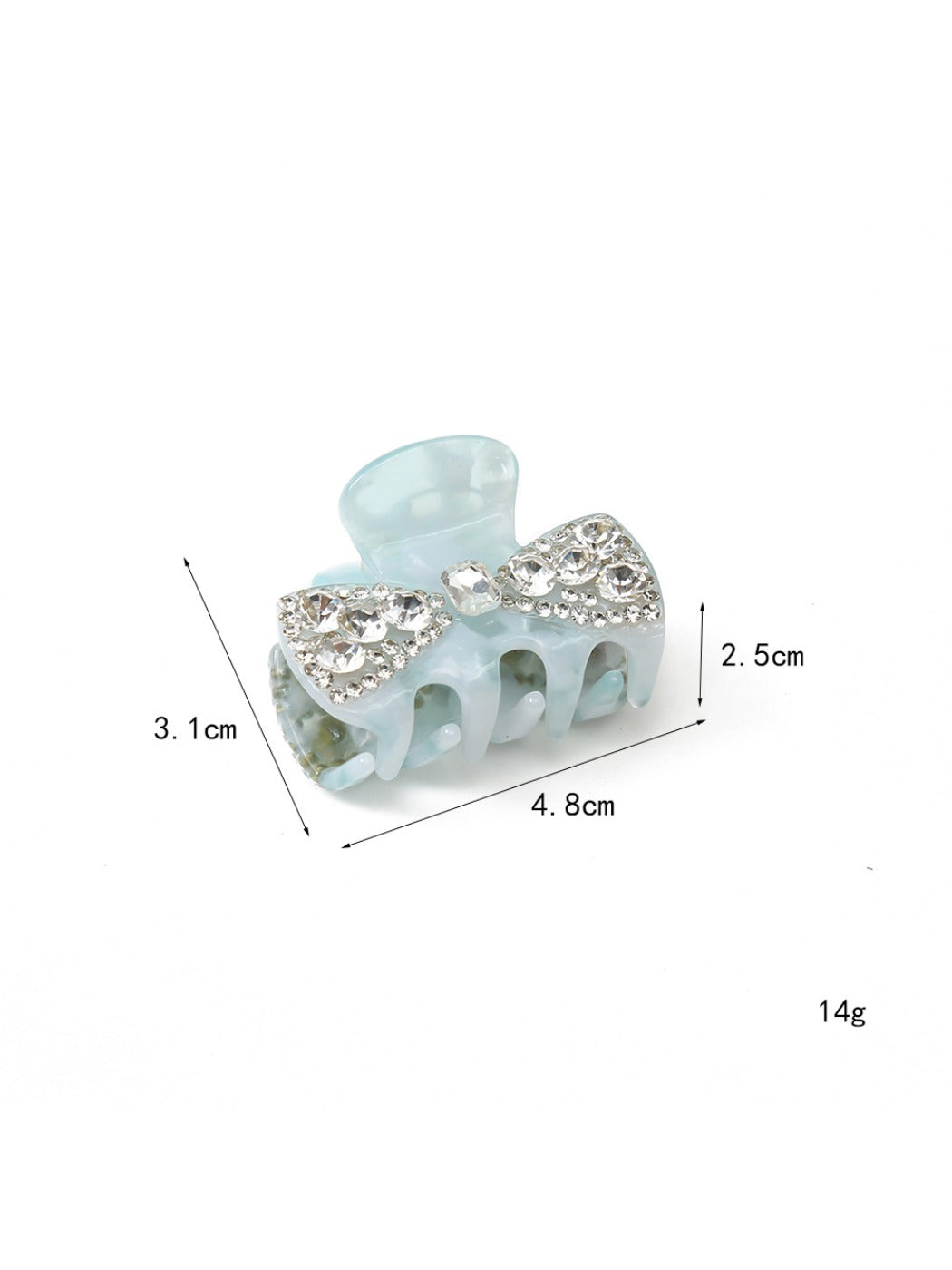 Beau - Simple Shiny Acetate Hair Clip