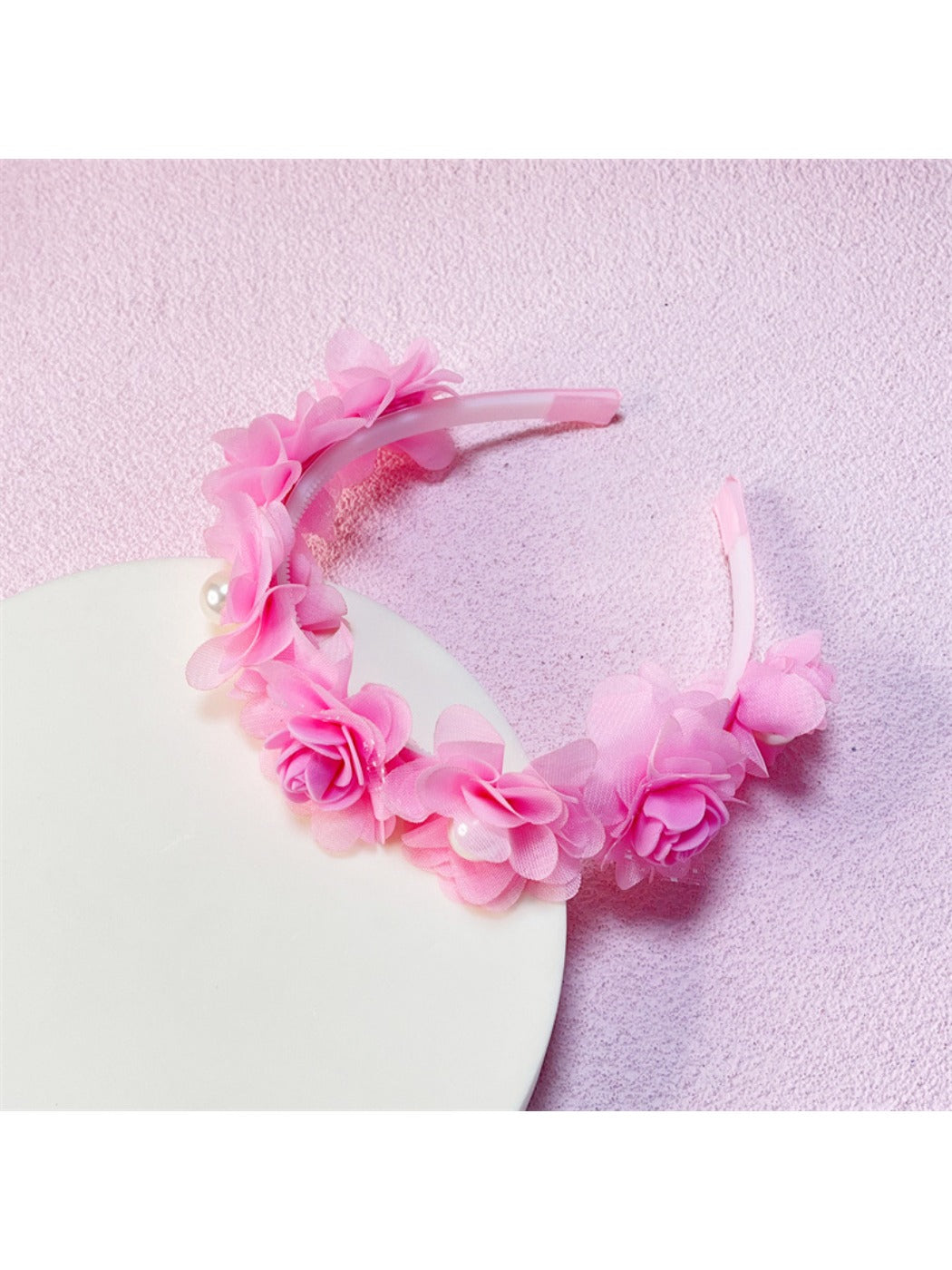 Gifty - Solid Color Floral Headband