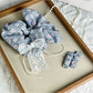 Gifty - Polyester Daisy Gingham Ruffled Fabric Scrunchie