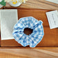 Gifty - Plaid Polyester Fabric Ruffle Edge Scrunchie