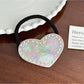 Gifty-Heart Acetate Hair Clip Ponytail Holder Edge Clip
