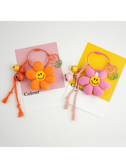 Keypus - Daisy Sunflower Smile Keychain
