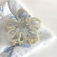 Beau - Iridescent Transparent Flower-Shaped Hair Clip