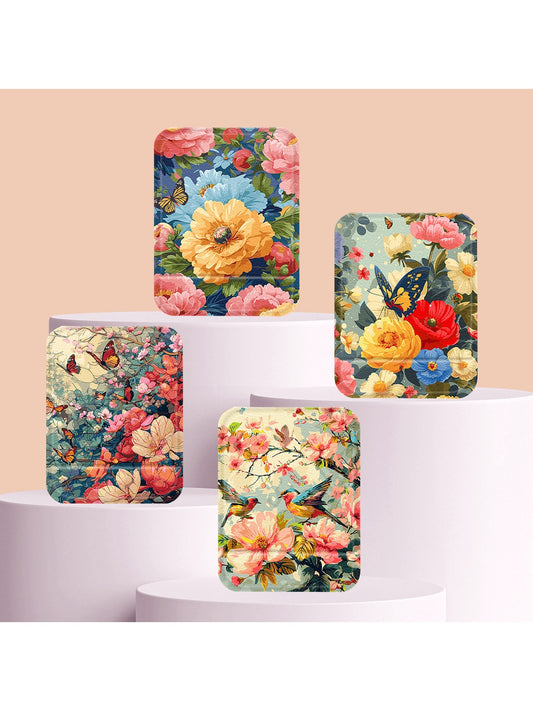Mirroray - Butterfly Floral Double Sided Printed Folding Mirror