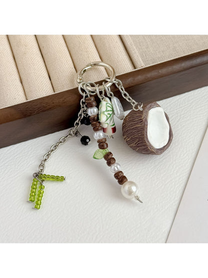 Keypus - Fruit Inspired Coconut Keychain