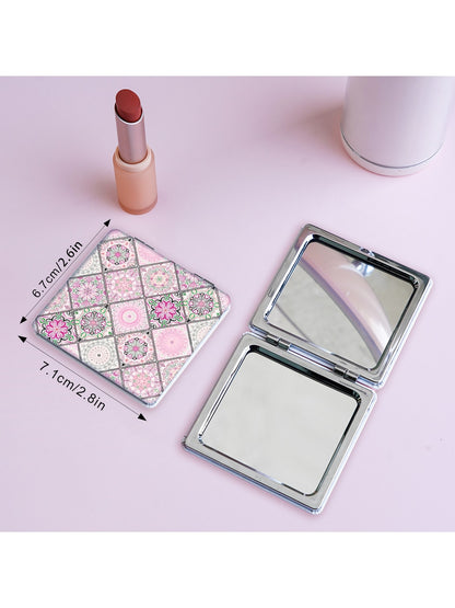 Mirroray - Portable Printed Compact Foldable Makeup Mirror