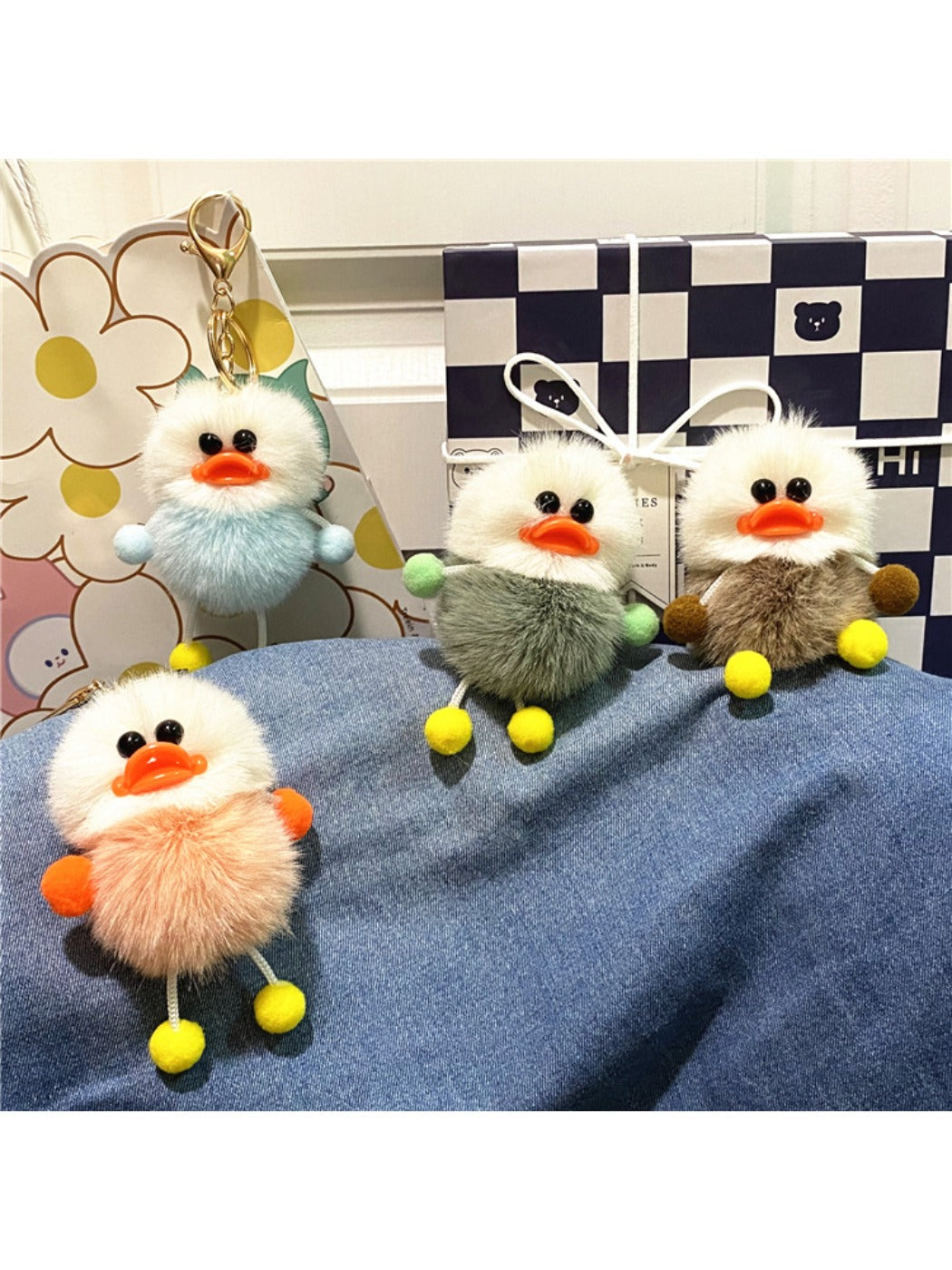 Keypus - Cute Duck Plush Bag Charm Keychain