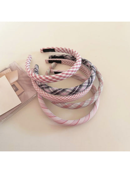 Gifty - Sweet Plaid Thin Edged Headband