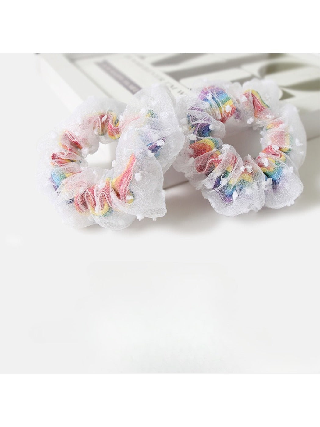 Gifty - Rainbow Lace Scrunchie Hair Tie