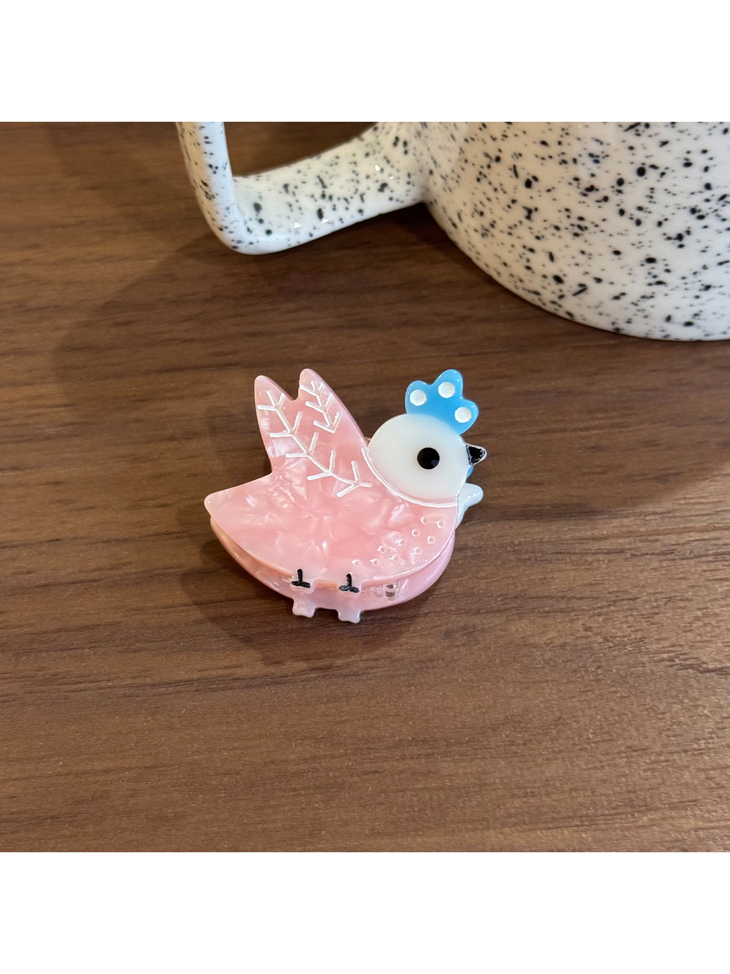 Beau - Cartoon Bird Acetate Claw Hair Clip