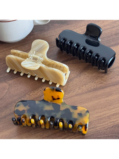 Beau - Elegant Acetate Hair Clips for Ponytail Bun