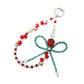 Keypus - Sparkling Strawberry Bow Keychain