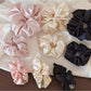 Gifty - Polka Dot Ruched Satin Finish Scrunchie