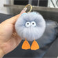 Keypus - Fluffy Duck Keychain For Bags Backpacks