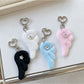 Keypus - Plush Look Angel Wing Purse Charm Keychain