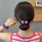 Gifty - Glossy Double Ball Elastic Ponytail Holder Hair Tie
