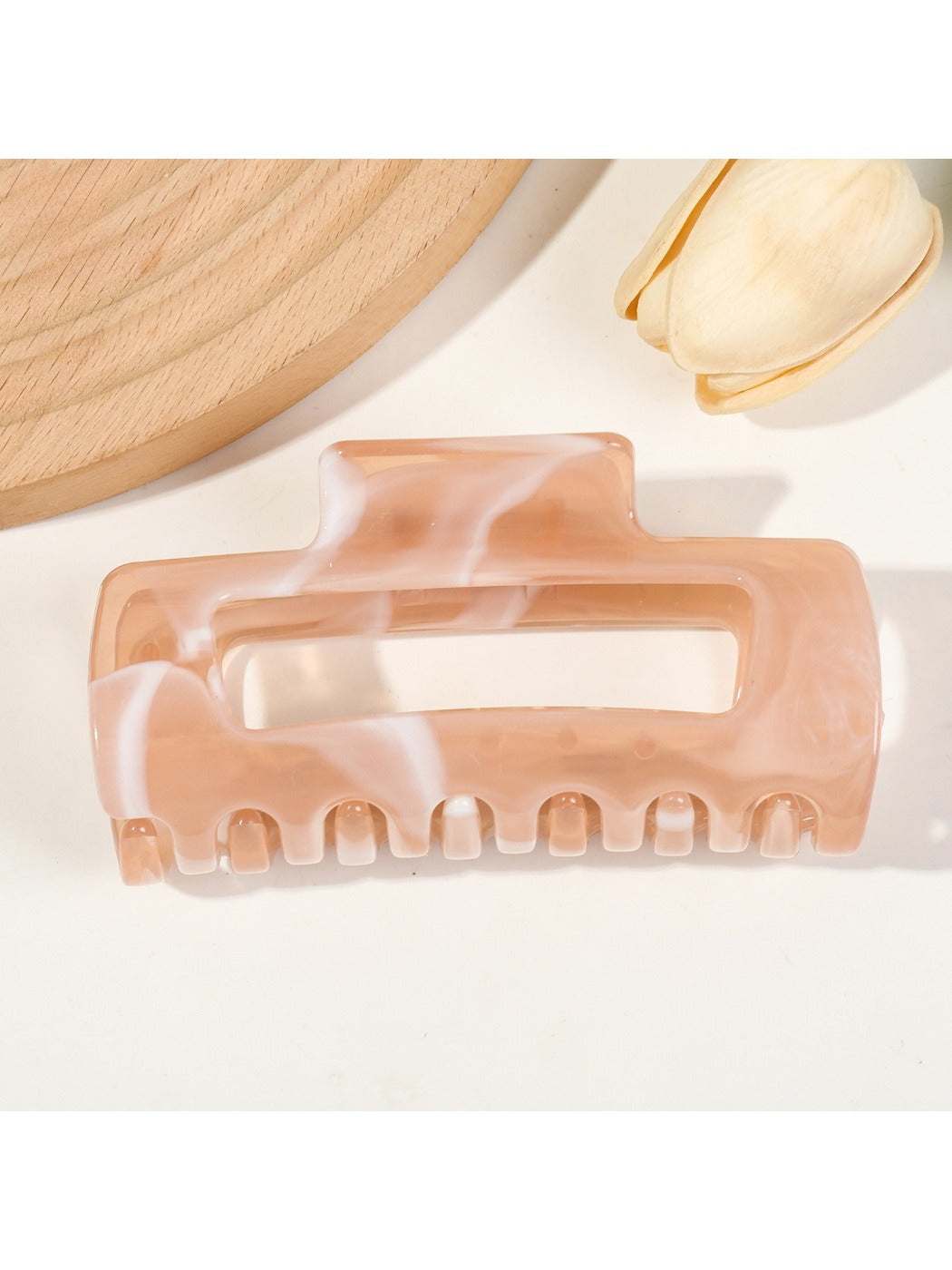 Beau - Round Edge Square Hair Clips