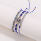 Lovra - Minimalist Stackable Eye Decorated Bracelet