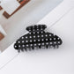 Beau - Retro Polka Dot Half Moon Claw Clip