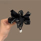 Gifty - Polka Dot Ribbon Bow Decorative Hair Tie