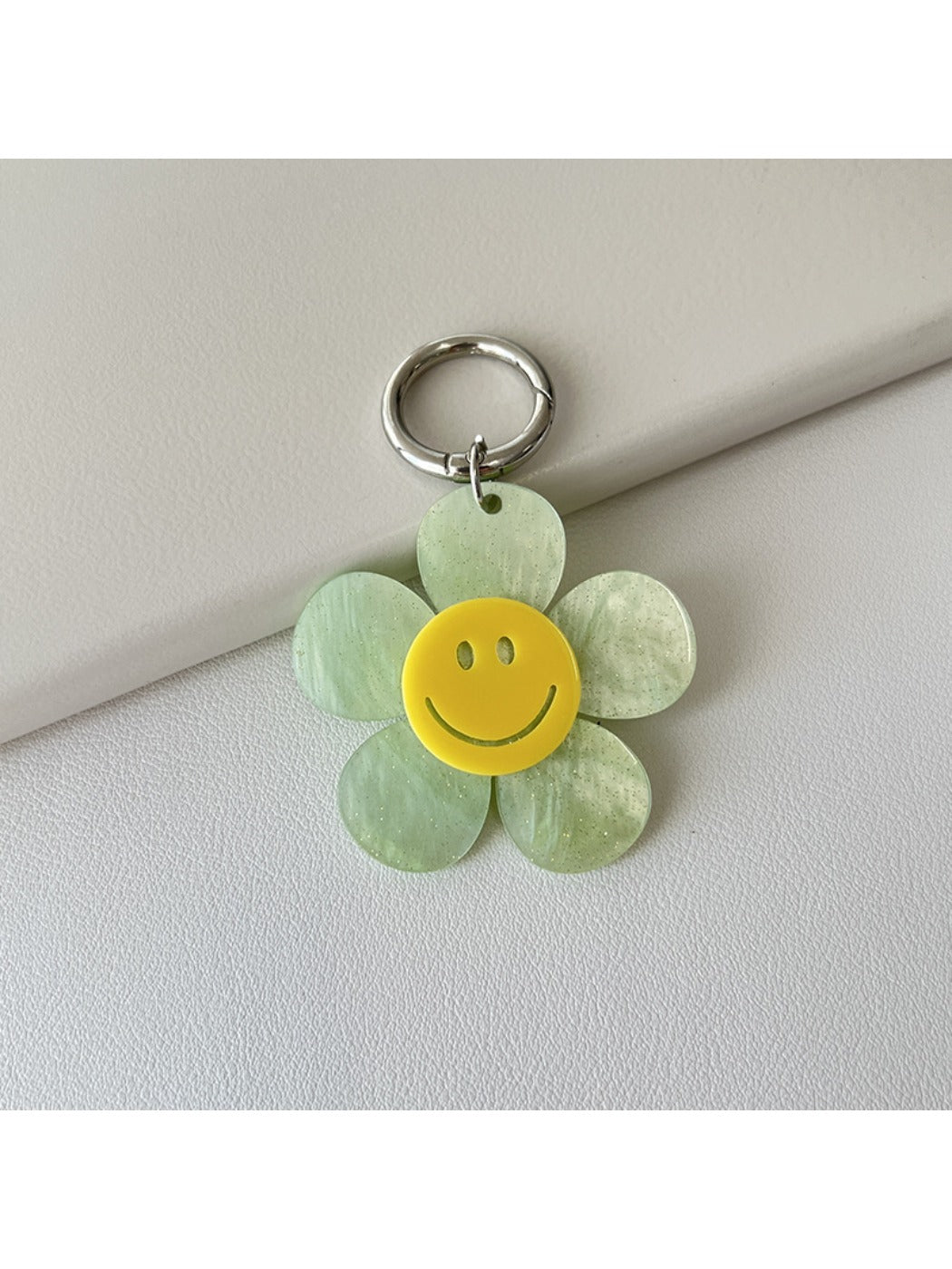 Keypus - Smiley Flower Keychain Charm