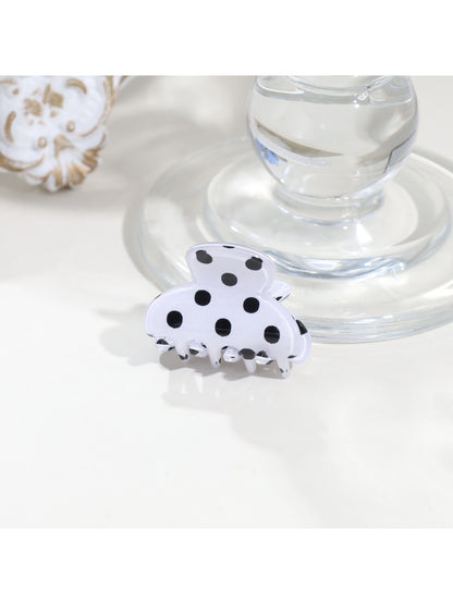 Beau - Modern Minimalist Polka Dot Acrylic Claw Clip
