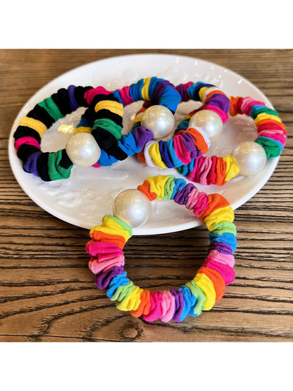 Gifty - Cute Colorful Patchwork Hair Tie