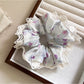 Gifty - Lace with Floral Print Scrunchie