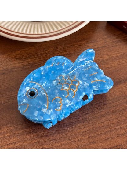 Beau - Cartoon Carp Design Acetate Hair Claw
