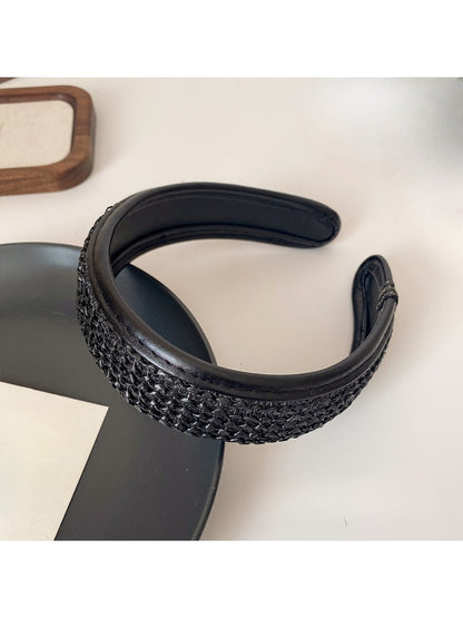 Gifty - Plaid Wide-Banded Headband