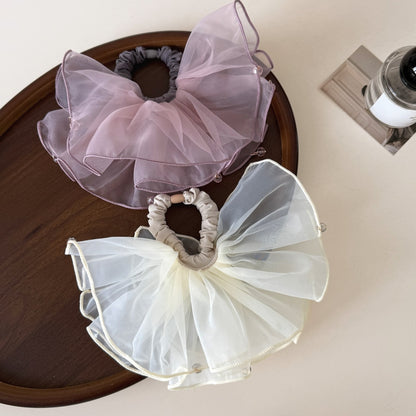 Gifty - Sheer Ruffle Organza Style Scrunchie
