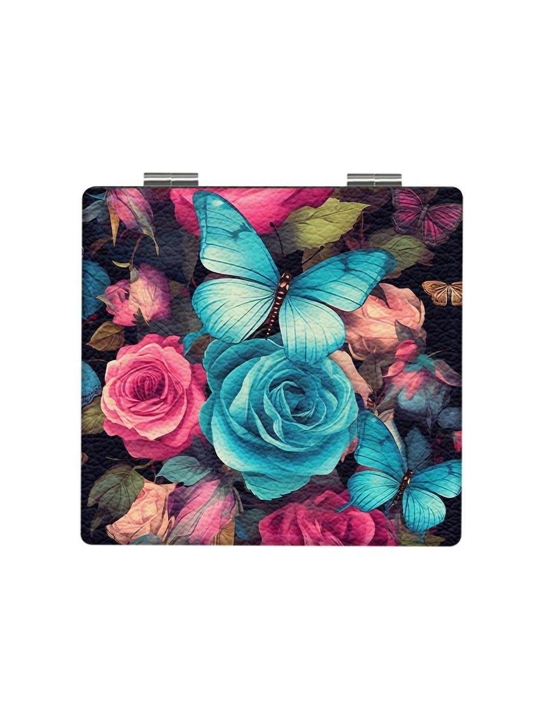 Mirroray - Floral Print Foldable Portable Compact Mirror