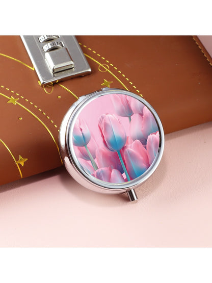 Mirroray - Colorful Three Compartment Portable Mirror