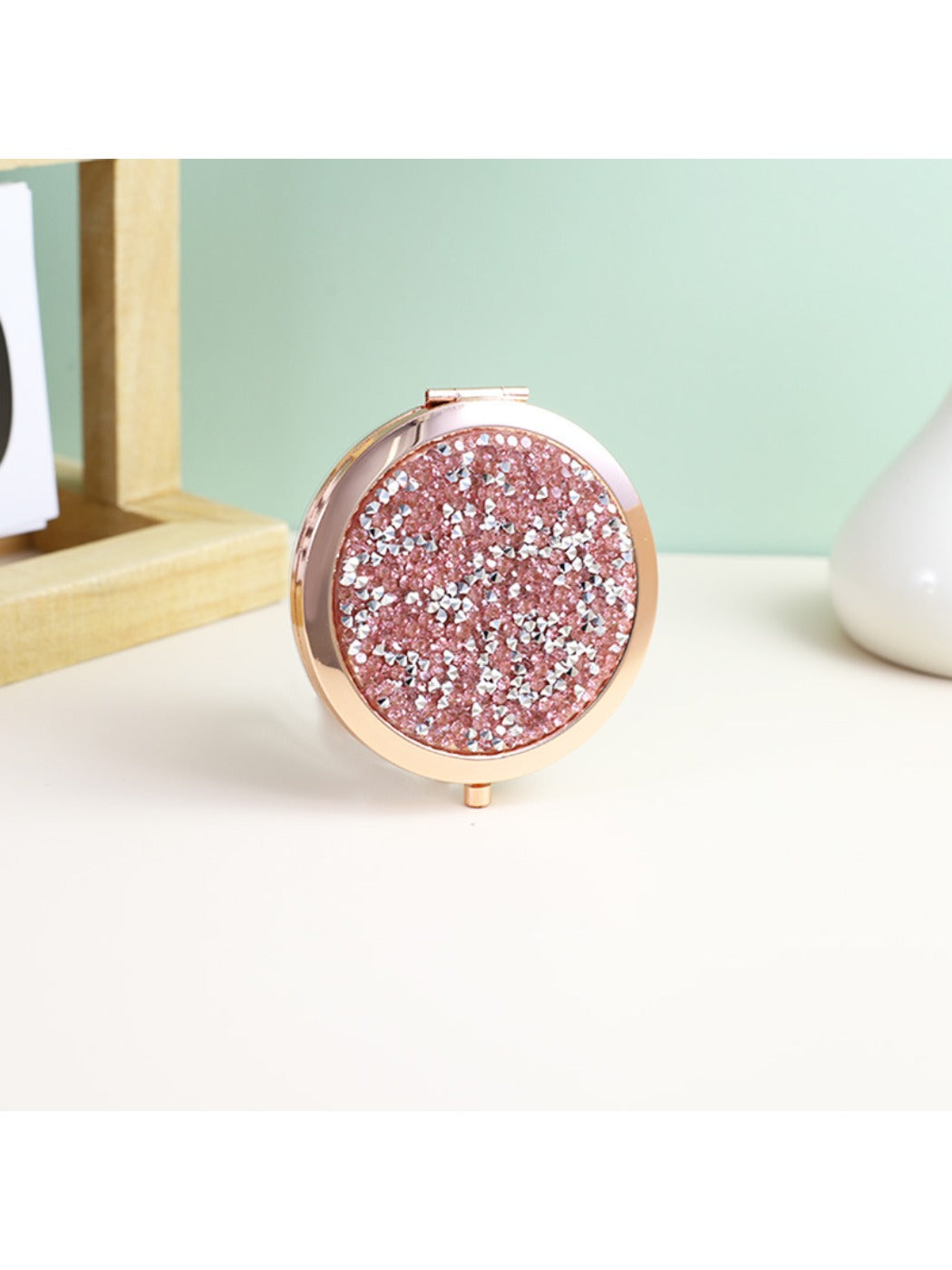 Mirroray - Sparkling Round Makeup Mirror