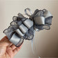 Beau - Sweet Ruffle Bow Fabric Banana Clip