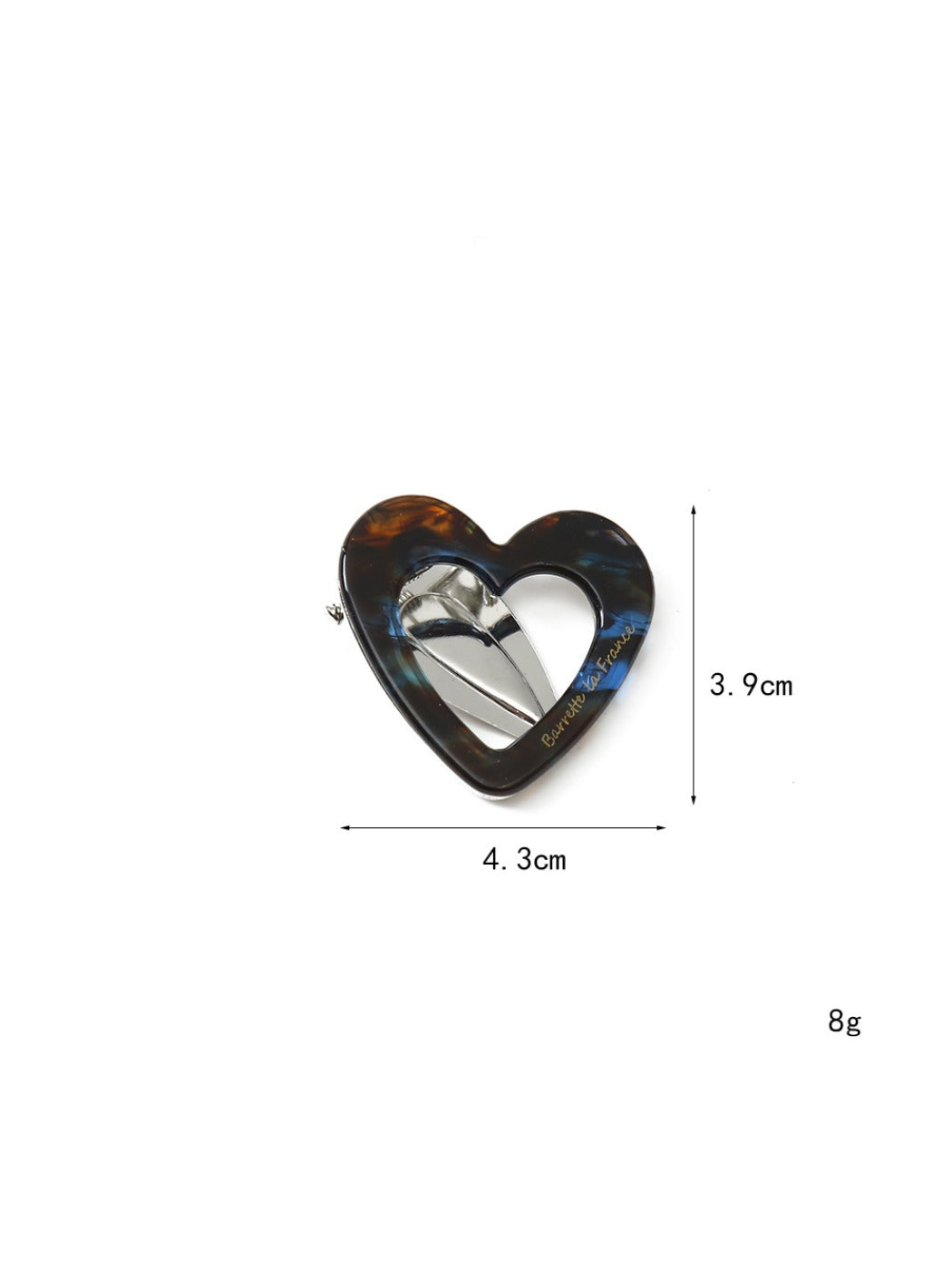 Beau - Valentine's Day Heart Shaped Hair Clip