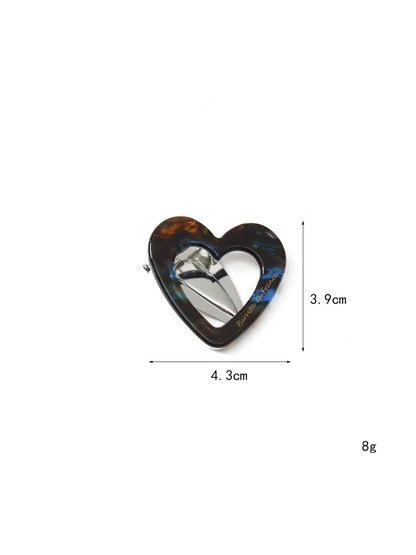 Beau - Valentine's Day Heart Shaped Hair Clip