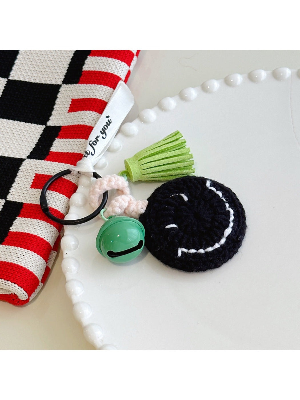 Keypus - Smile Face Pattern Keychain