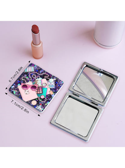 Mirroray - Portable Illustrated Folding Pocket Mirror