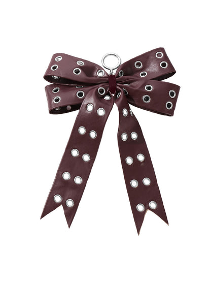 Keypus - Y2K Butterfly Bow PU Keychain Bag Charm