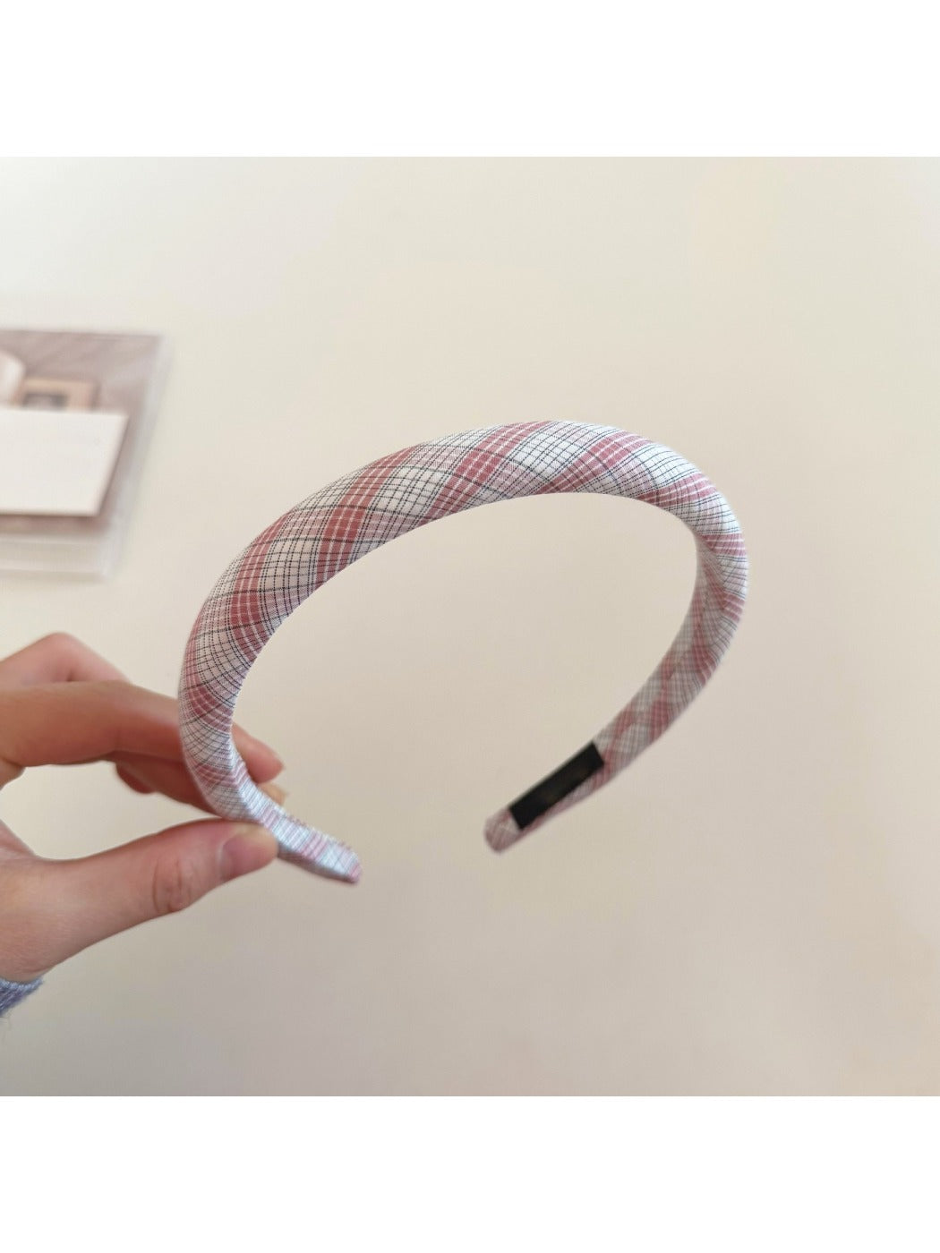 Gifty - Sweet Plaid Thin Edged Headband