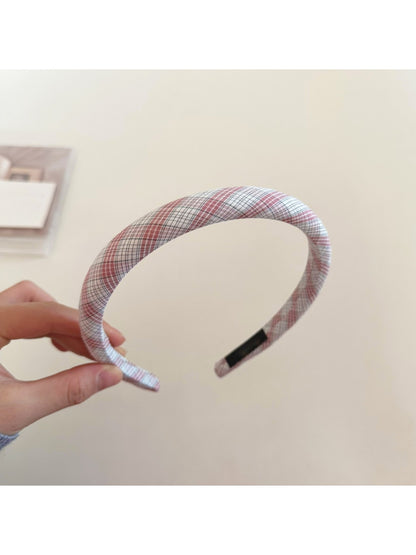 Gifty - Sweet Plaid Thin Edged Headband