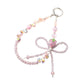 Keypus - Sparkling Strawberry Bow Keychain