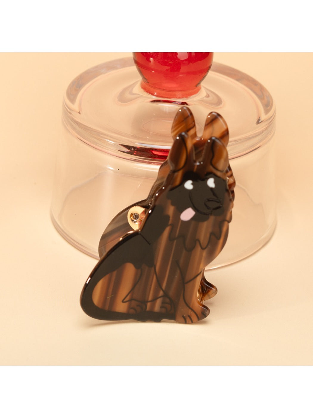 Beau - Bold Wolf Design Hair Clip