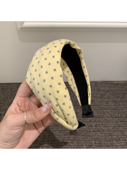 Gifty - Polka Dot Wide Fabric Hair Hoop Headband