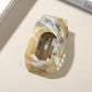 Beau - Marble Pattern Geometric Oval Hair Clip