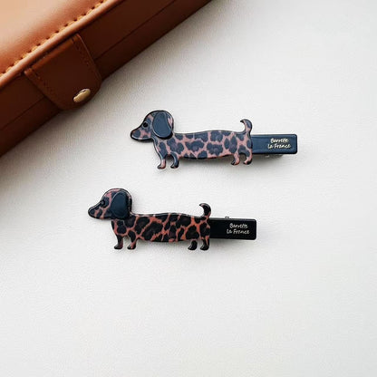 Beau - Acrylic Alloy Cartoon Dog Bangs Hair Clip